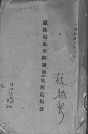 欧洲战史东战场加里西亚战役 - 封面图