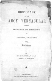 厦门音新字典 - 封面图