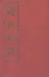谢氏族谱 - 封面图
