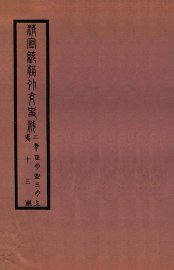 清宣统外交史料  卷13 - 封面图