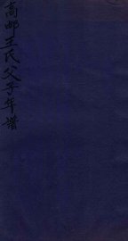 高邮王氏父子年谱 - 封面图