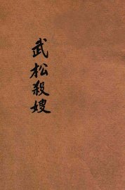 武松杀嫂  标点绘图小说片锦 - 封面图