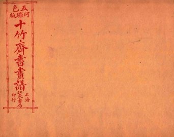 （五彩）十竹斋书画谱  卷1 - 封面图